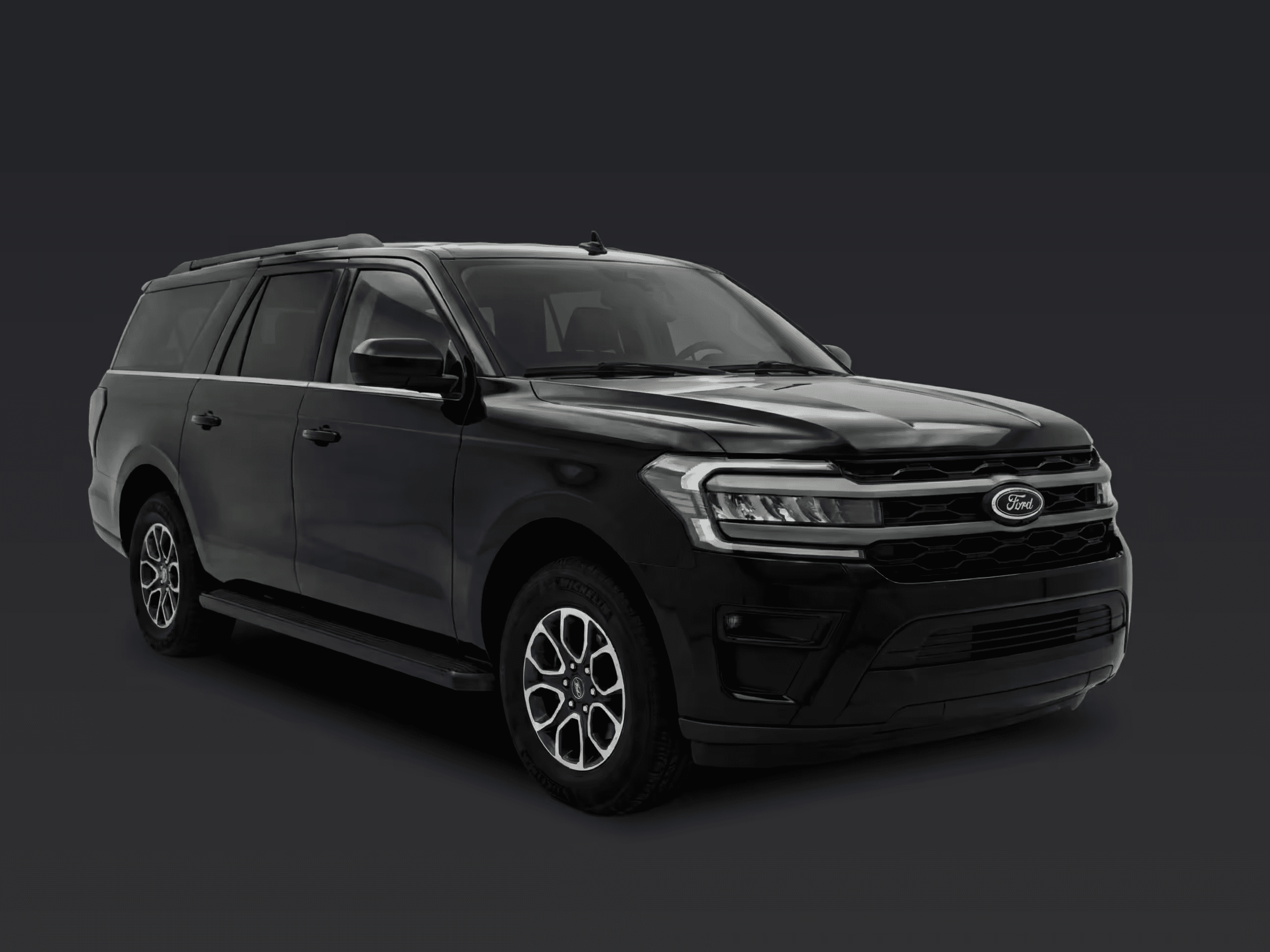Side view of a premium spacious SUV suitable for group travel.